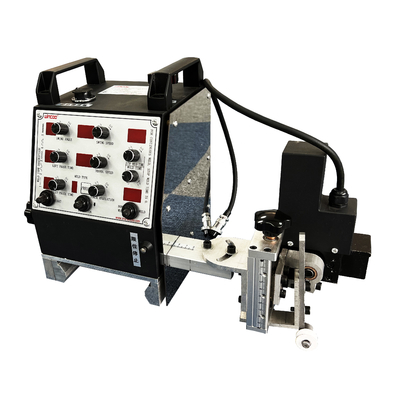 Machines de soudage à couture horizontale et verticale de réservoirs portables avec rails flexibles